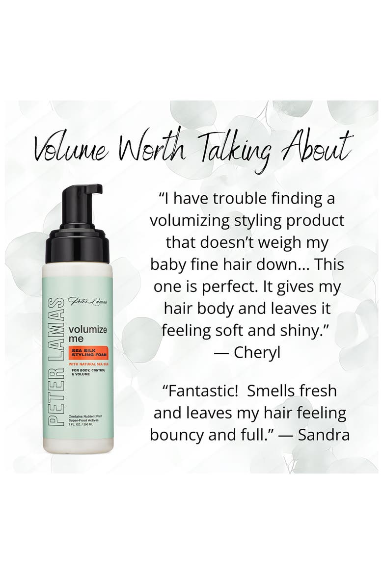 Volumize Me Sea Silk Styling Foam, Alternate, color, none