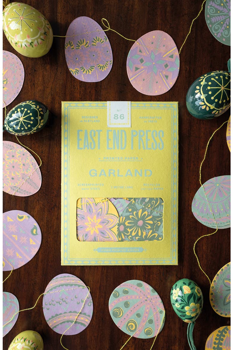 No. 87 Egg Hunt Garland, Alternate, color, NO COLOR