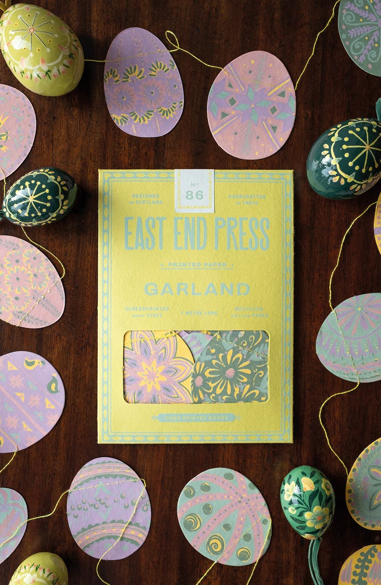 East End Press No. 87 Egg Hunt Garland, Alternate, color, 