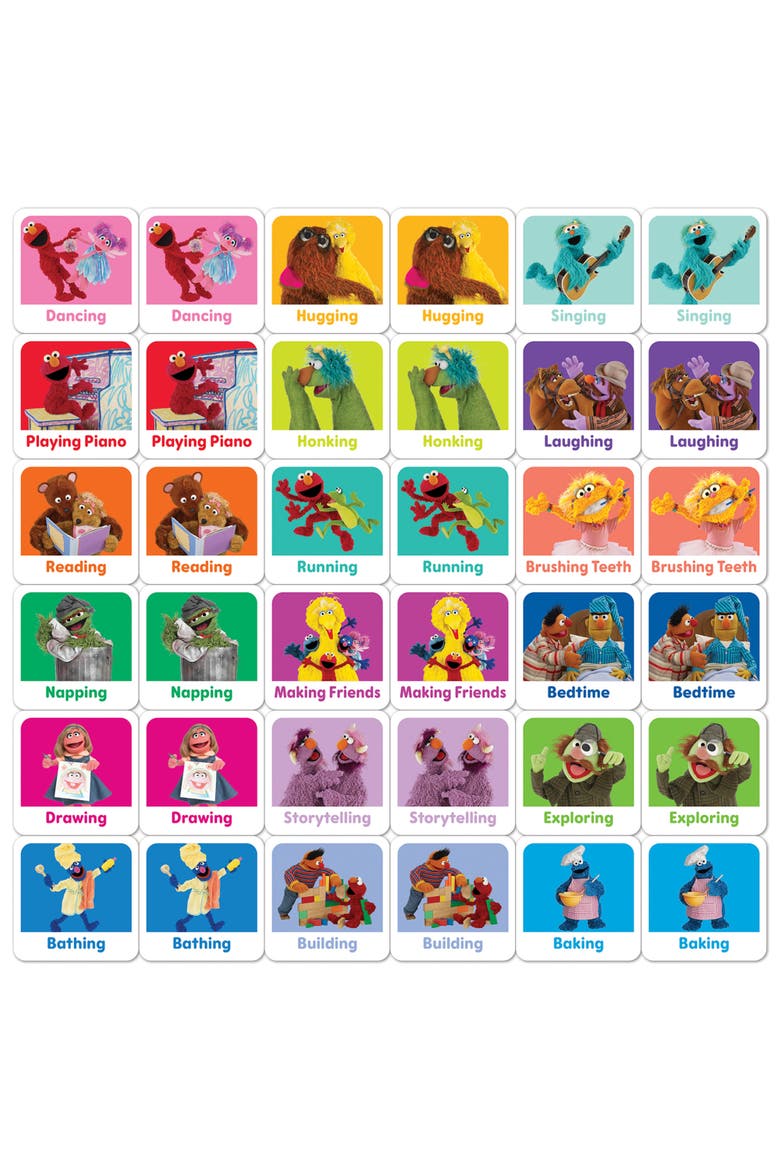 Sesame Street Elmo Matching Game, Alternate, color, Multicolor