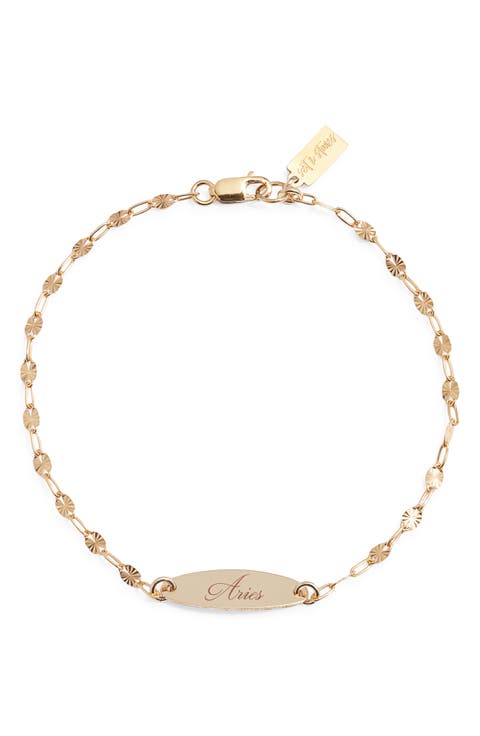 Engraved Zodiac Pendant