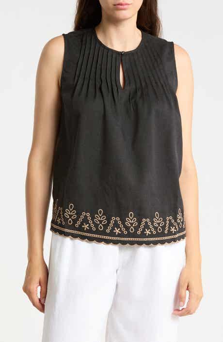 Embroidered Shell