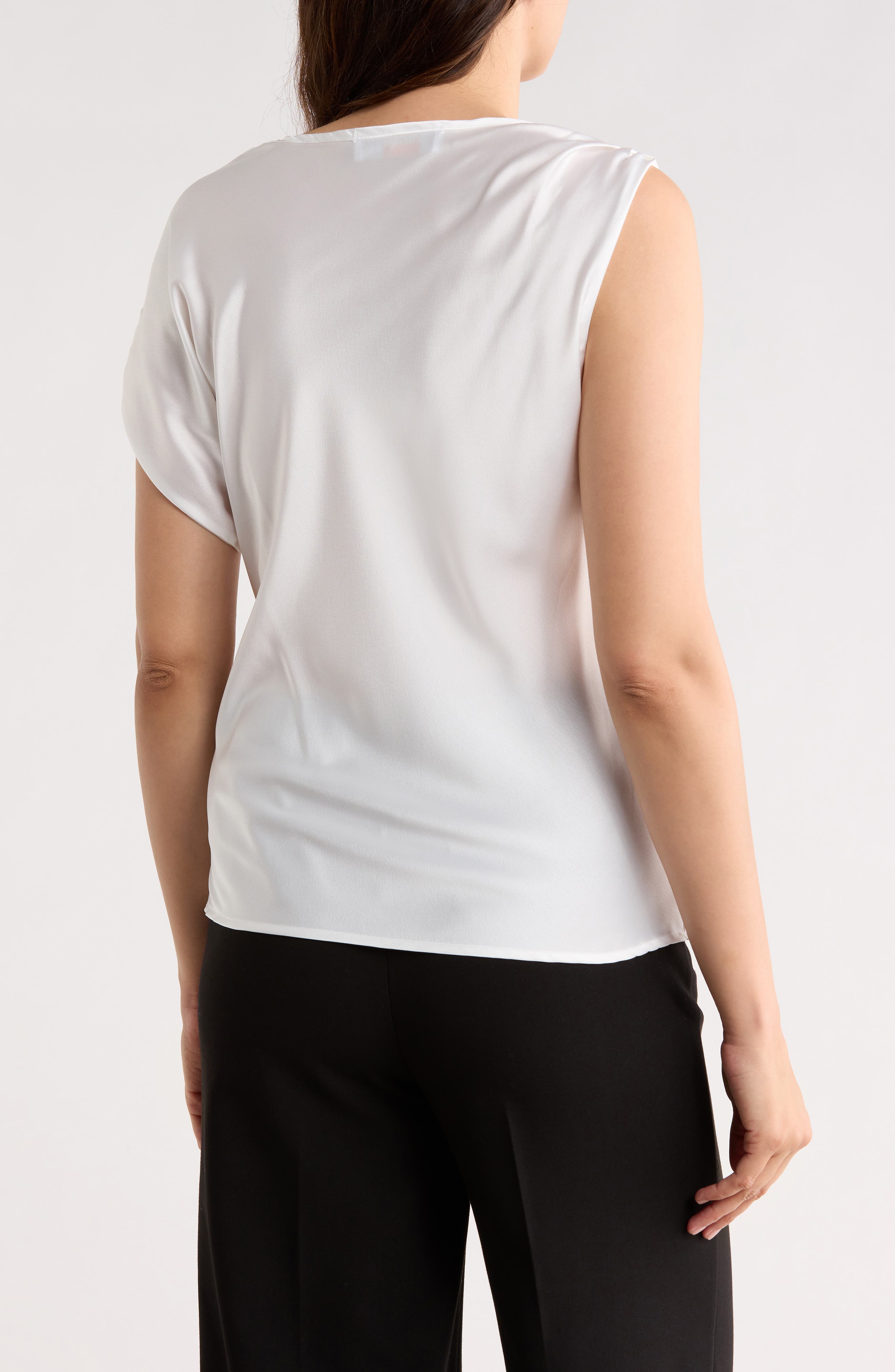Asymmetric Satin Top - image 4