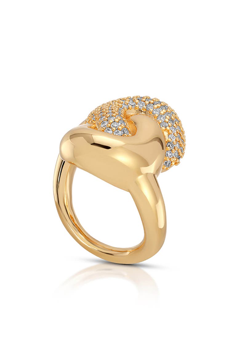 Love Me Knot Ring, Alternate, color, GOLD