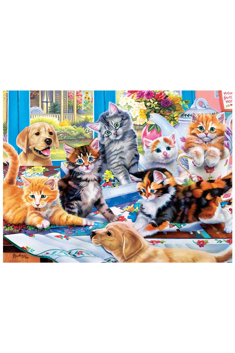 Puzzling Gone Wild 400 Piece Puzzle, Alternate, color, Multicolor
