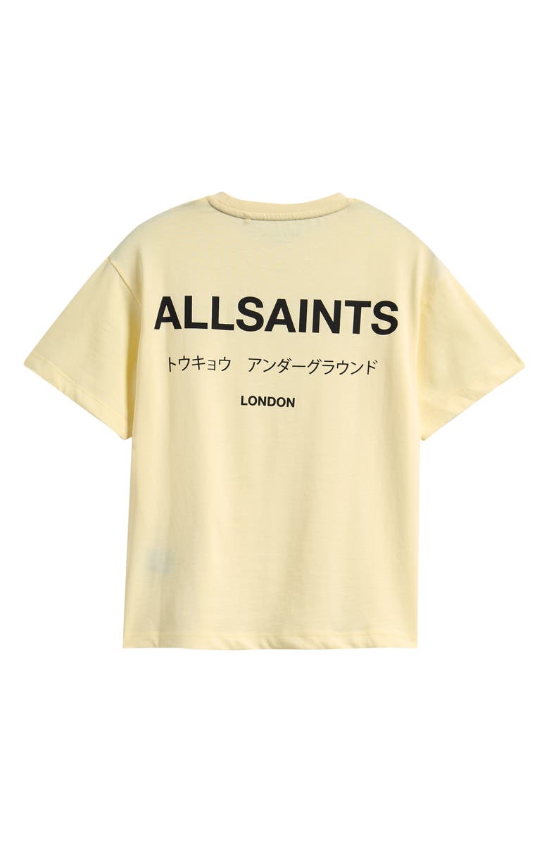 smALLSAINTS by ALLSAINTS Kids' Underground Cotton Graphic T-Shirt, Alternate, color, Yellow