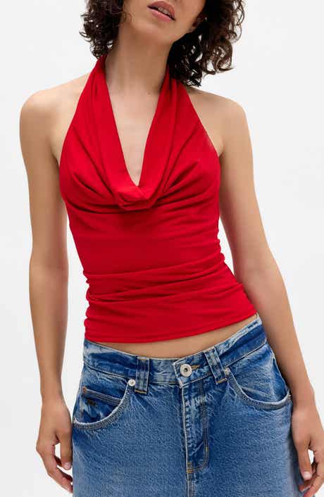 Coyote Open Back Halter Top