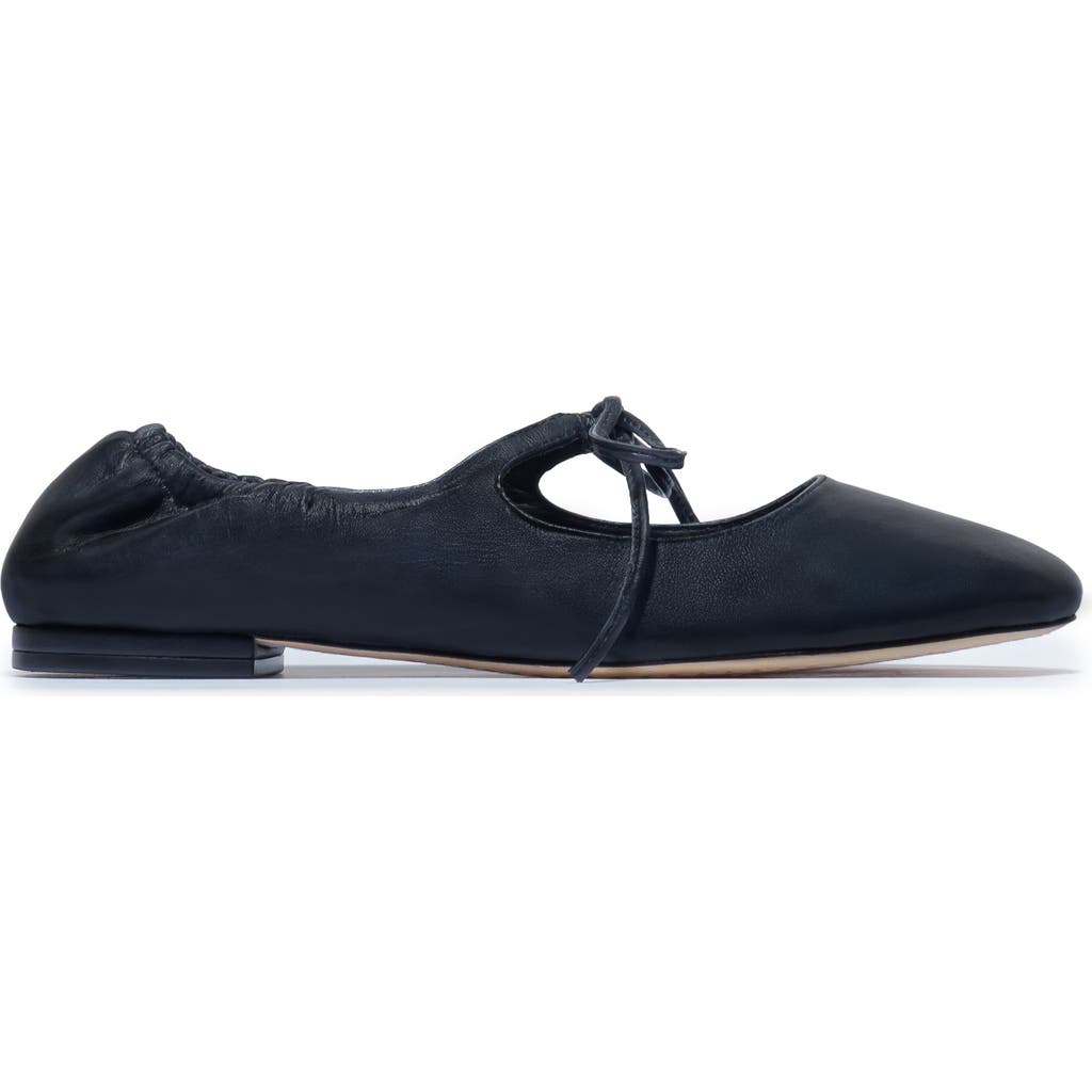 Bernardo 1946 Footwear Court Ballet Flat In Black