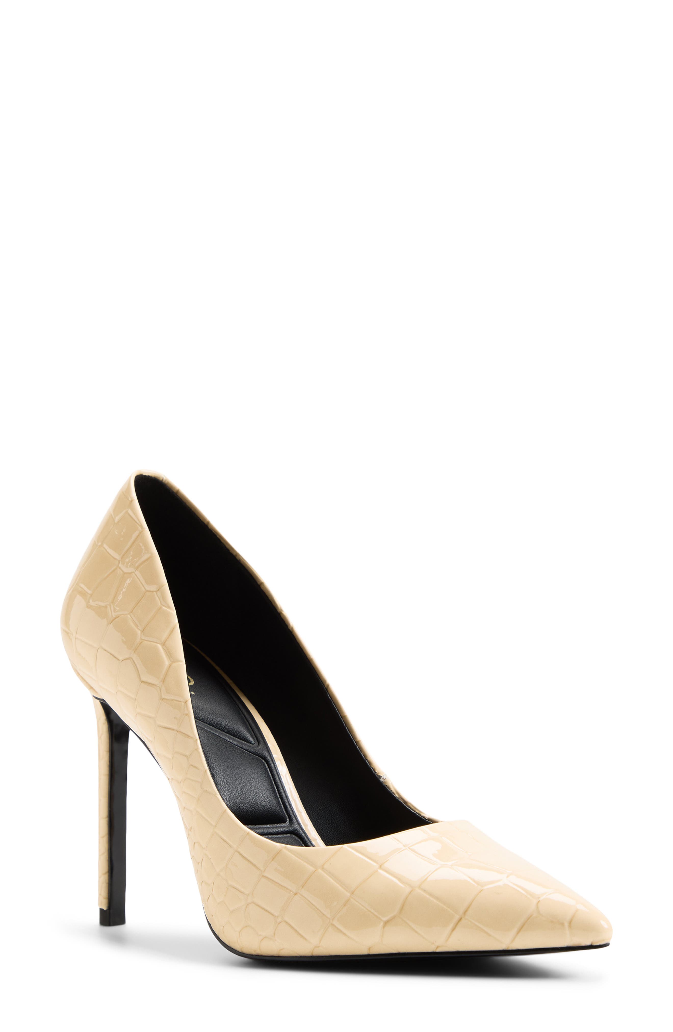 Stessy 2.0 Pointed Toe Pump, Main, color, LIGHT YELLOW