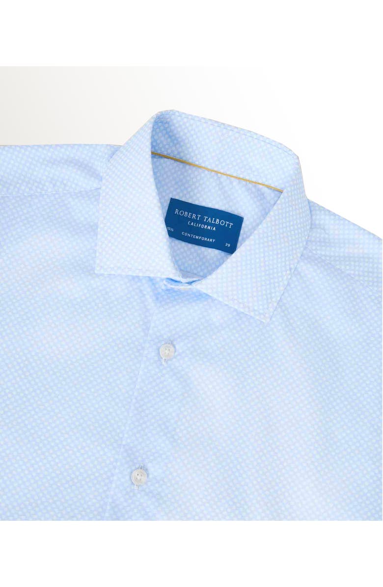 Robert Talbott Reynolds Contemporary Circle Print Shirt, Alternate, color, Light Blue