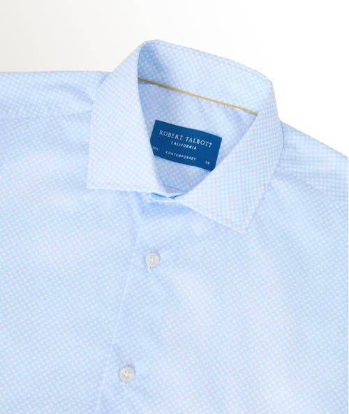 Robert Talbott Reynolds Contemporary Circle Print Shirt In Blue