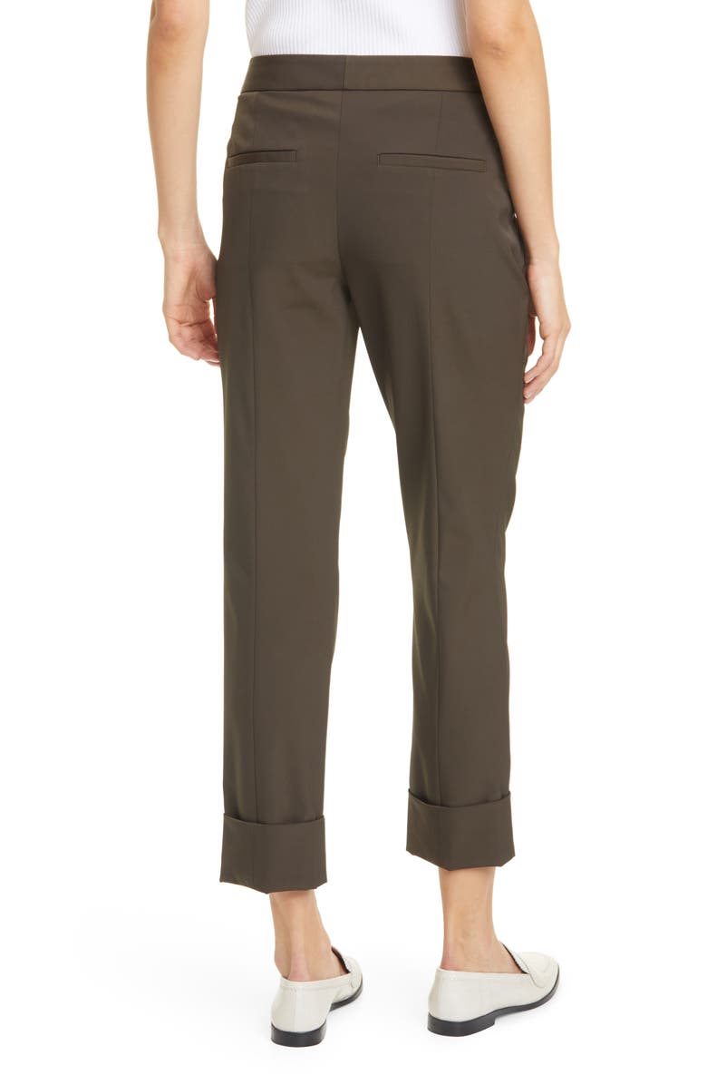 Judith & Charles Reva Cuffed Crop Pants, Alternate, color, Khaki