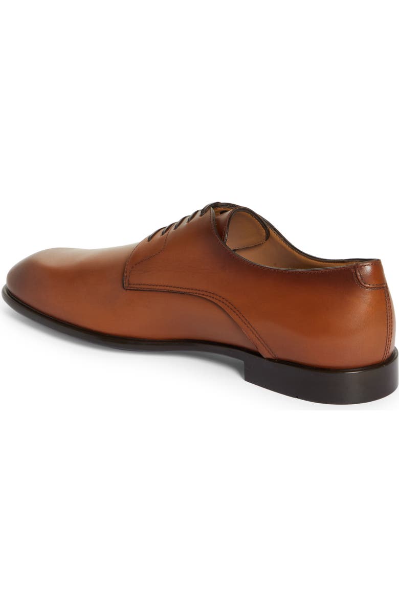 FERRAGAMO Plain Toe Derby, Alternate, color, New Vicuna