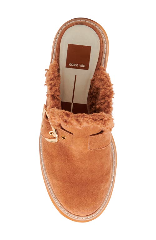 Dolce Vita Lelani Faux Fur Mule In Brown