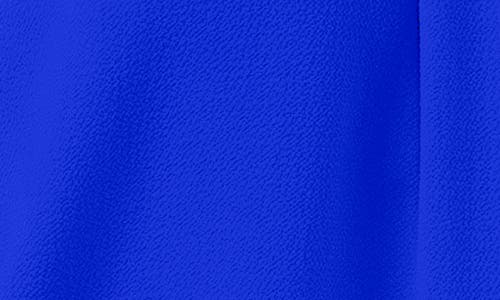 Chaus Print Flutter Sleeve Blouse In Blue