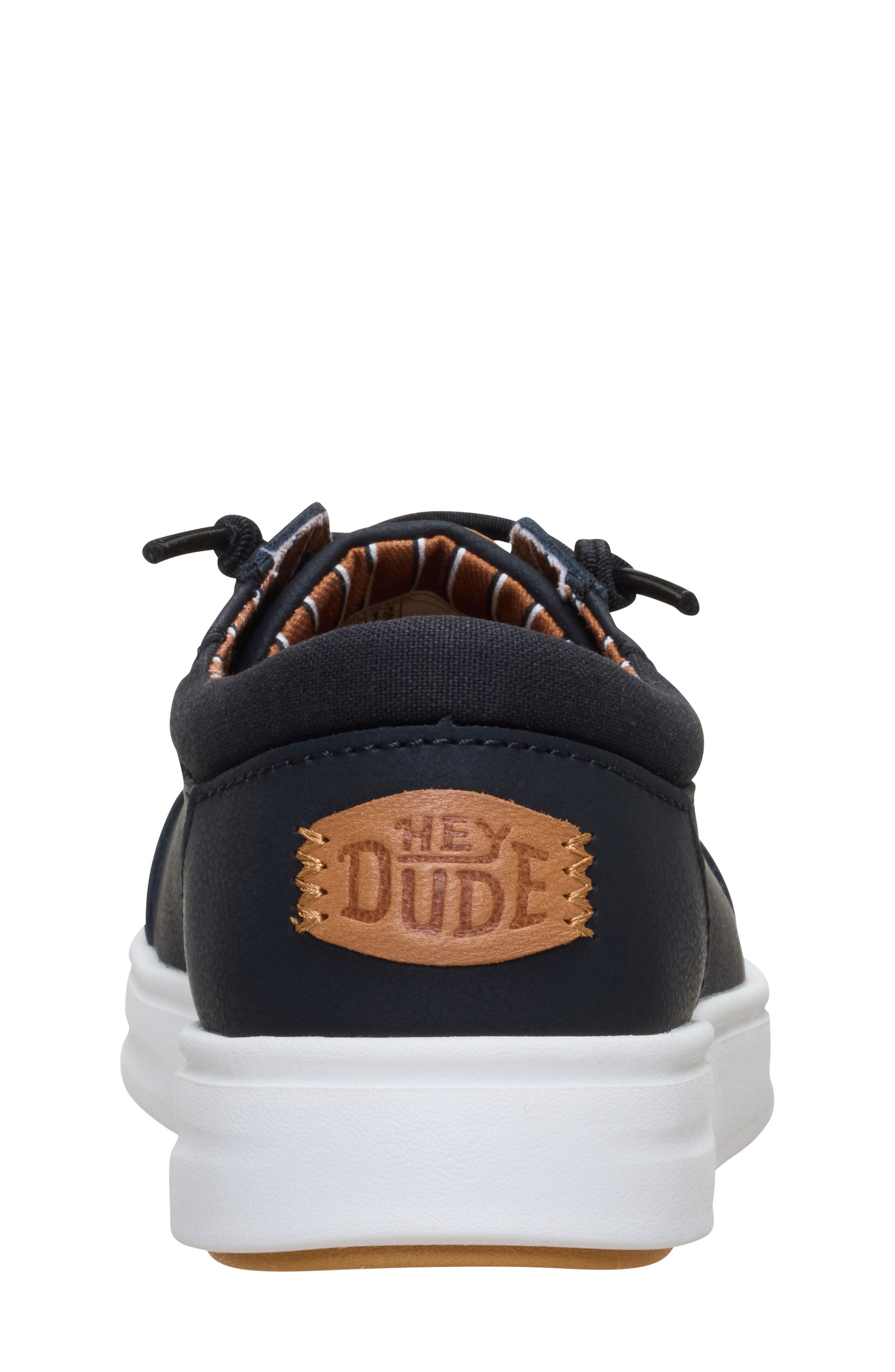 Hey Dude Kids' Paul Pro Classic Slip-On Sneaker, Alternate, color, Black