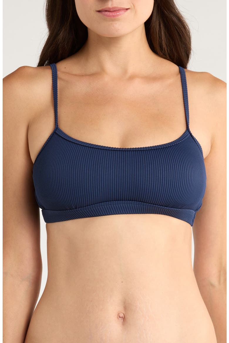 Love Rib Bikini Top, Main, color, MOOD INDIGO