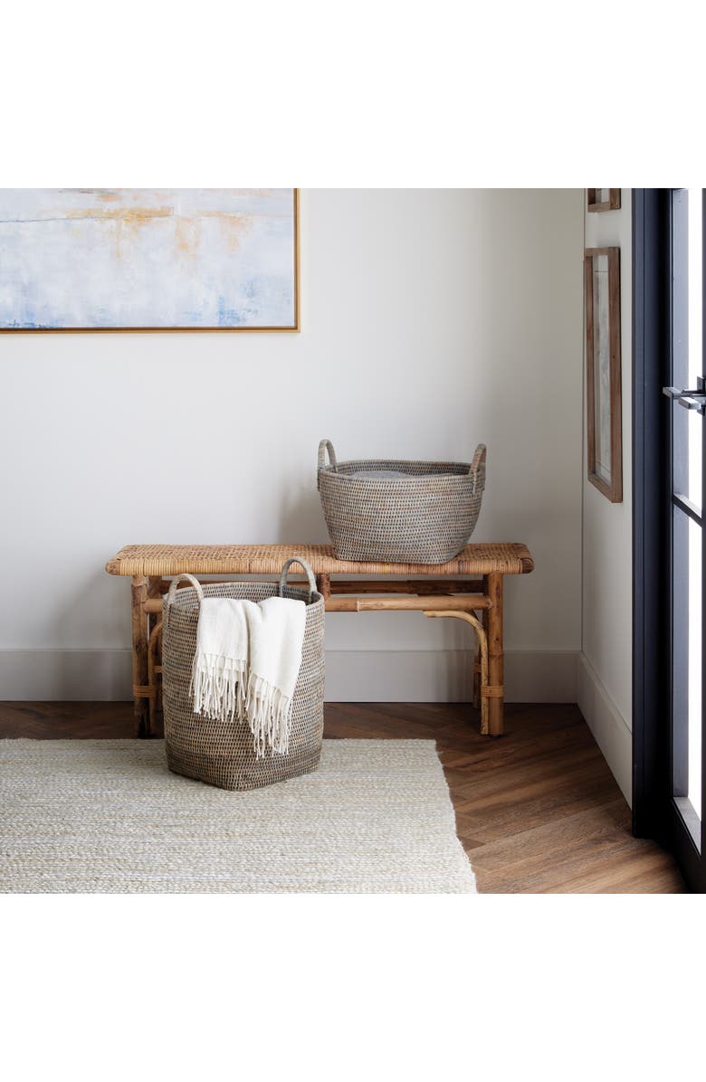 Napa Home & Garden Burma Rattan Orchard Decorative Baskets Set of 2, Alternate, color, 