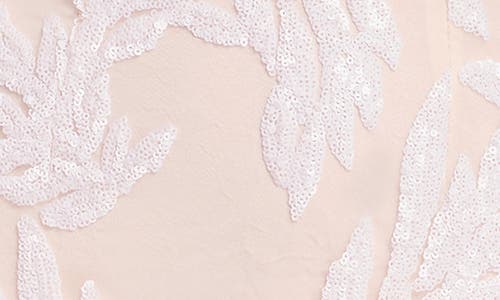 Dress The Population Sharon Embellished Lace Evening Gown In White