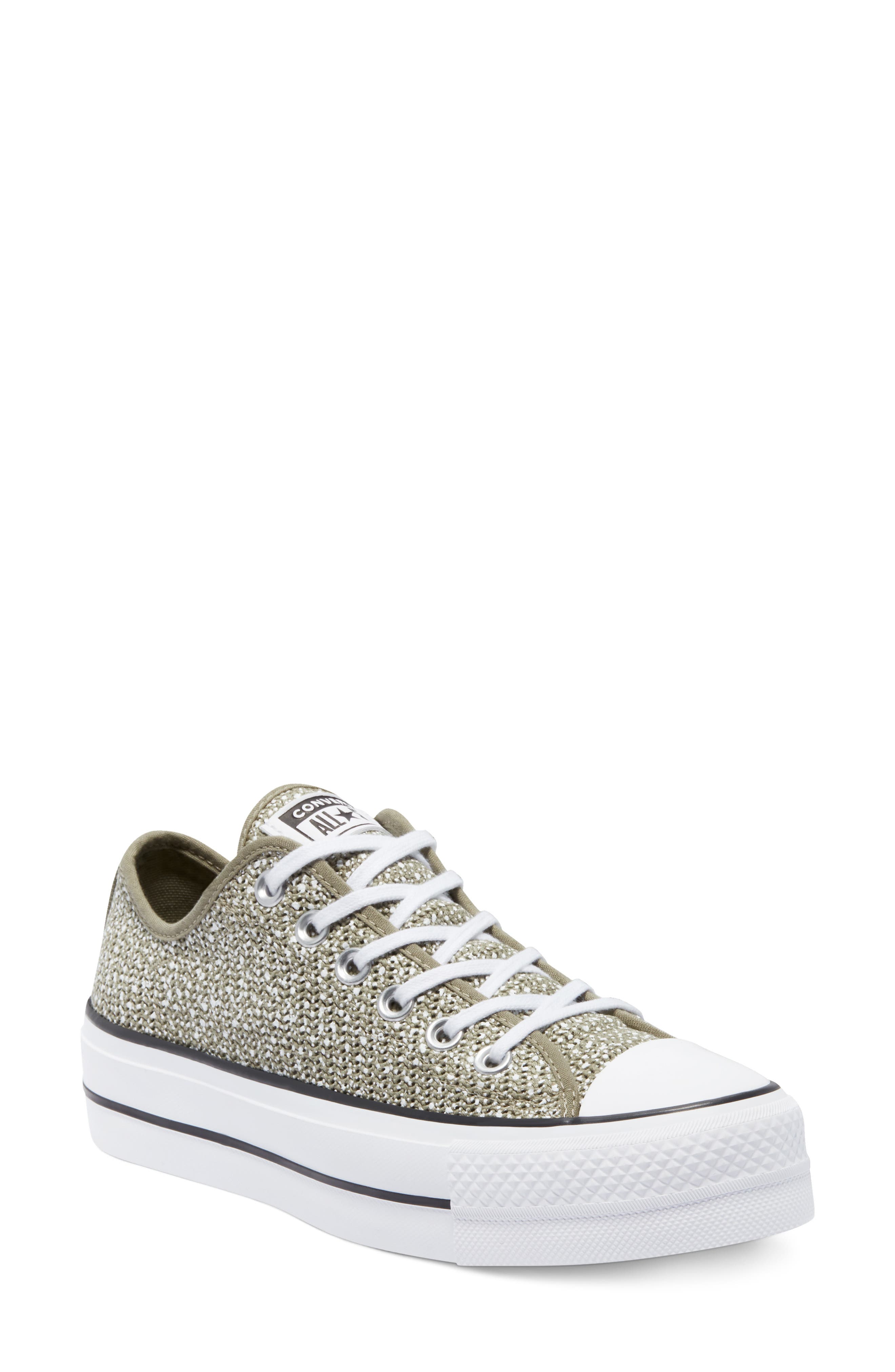 Converse Chuck Taylor<sup>®</sup> All Star<sup>®</sup> Open Platform Low Top Sneaker, Main, color, 