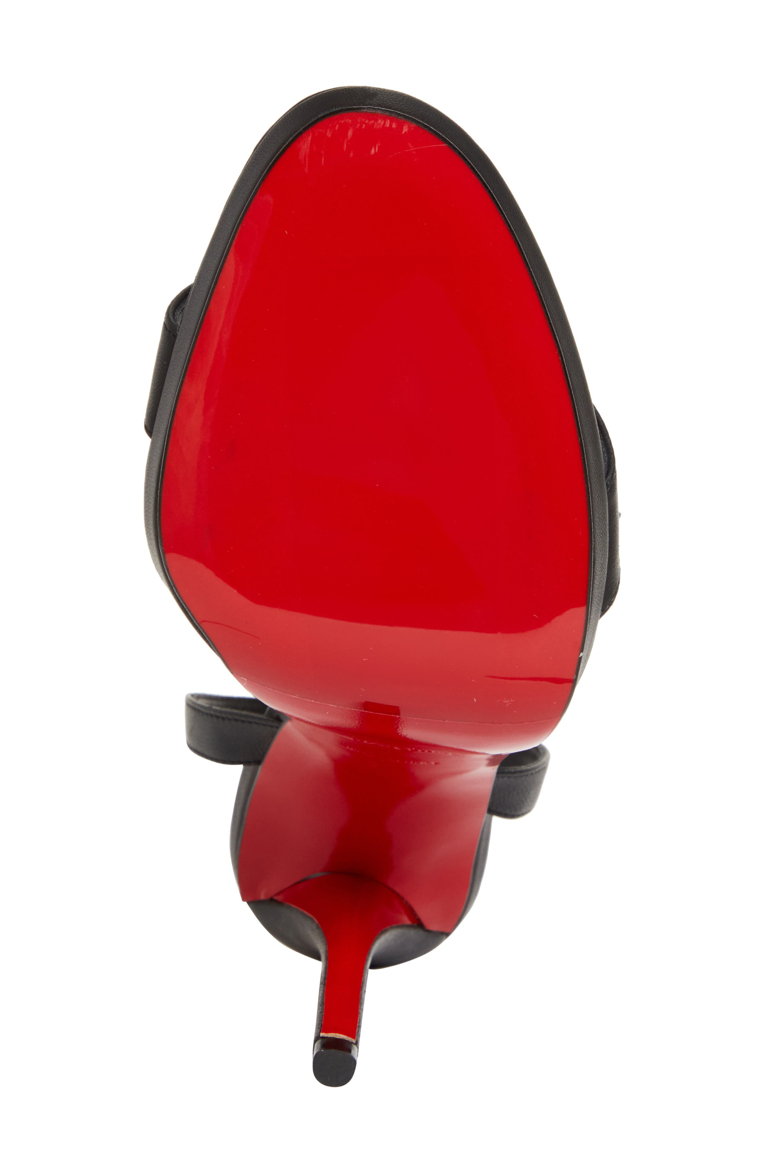 Christian Louboutin Miss Z Queen Sandal, Alternate, color, Black/ Lin Black