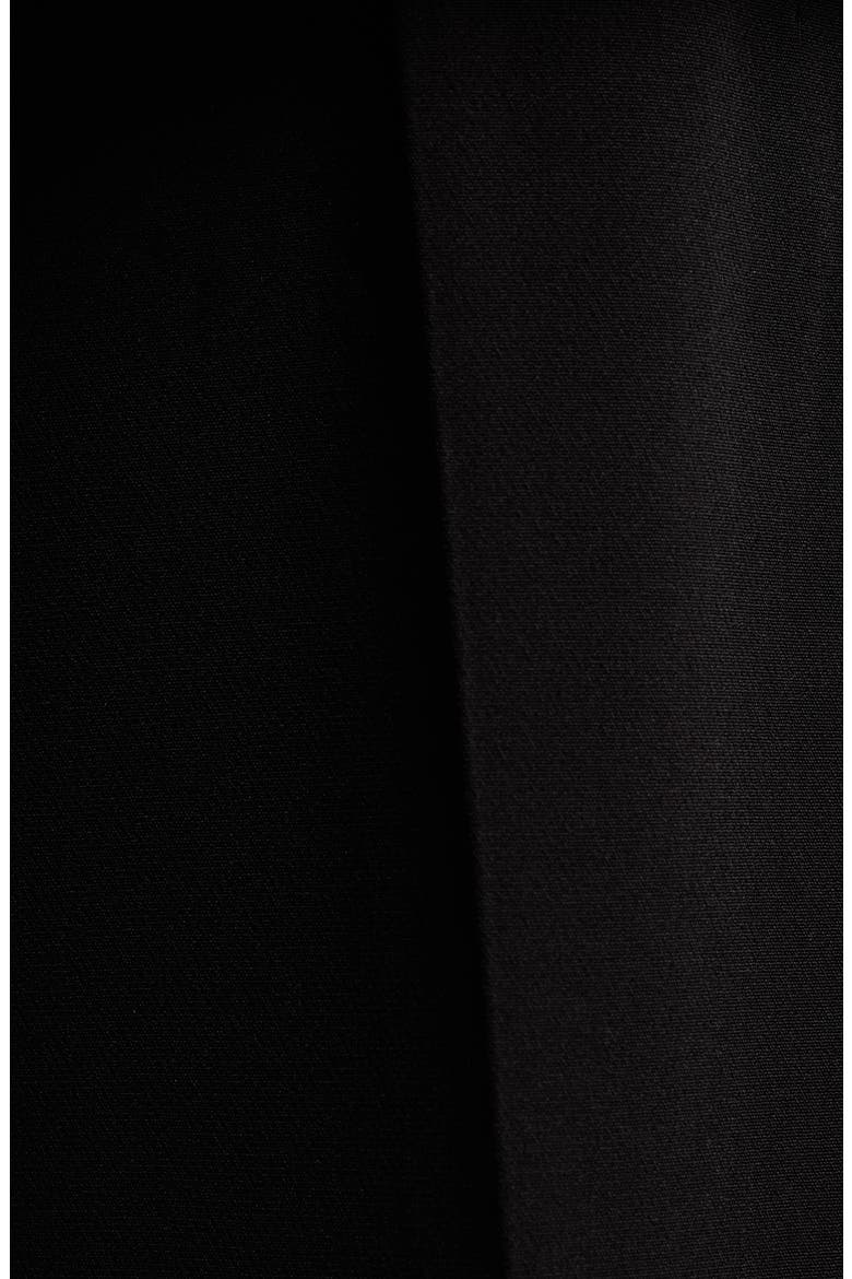 Embellished Mid Rise Straight Leg Pants, Alternate, color, BLACK