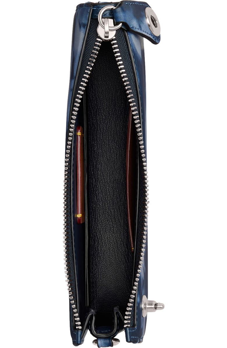 COACH Penn Tie Tye Leather Shoulder Bag, Alternate, color,