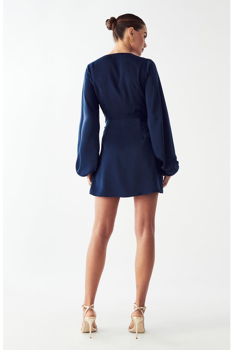 Philipa Mini Dress, Alternate, color, Navy Blue
