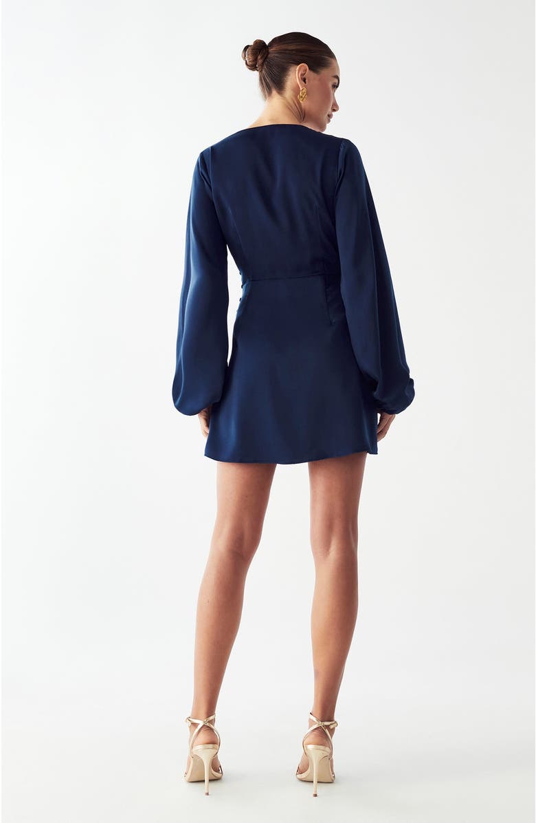 WILLA Philipa Mini Dress, Alternate, color, Navy Blue