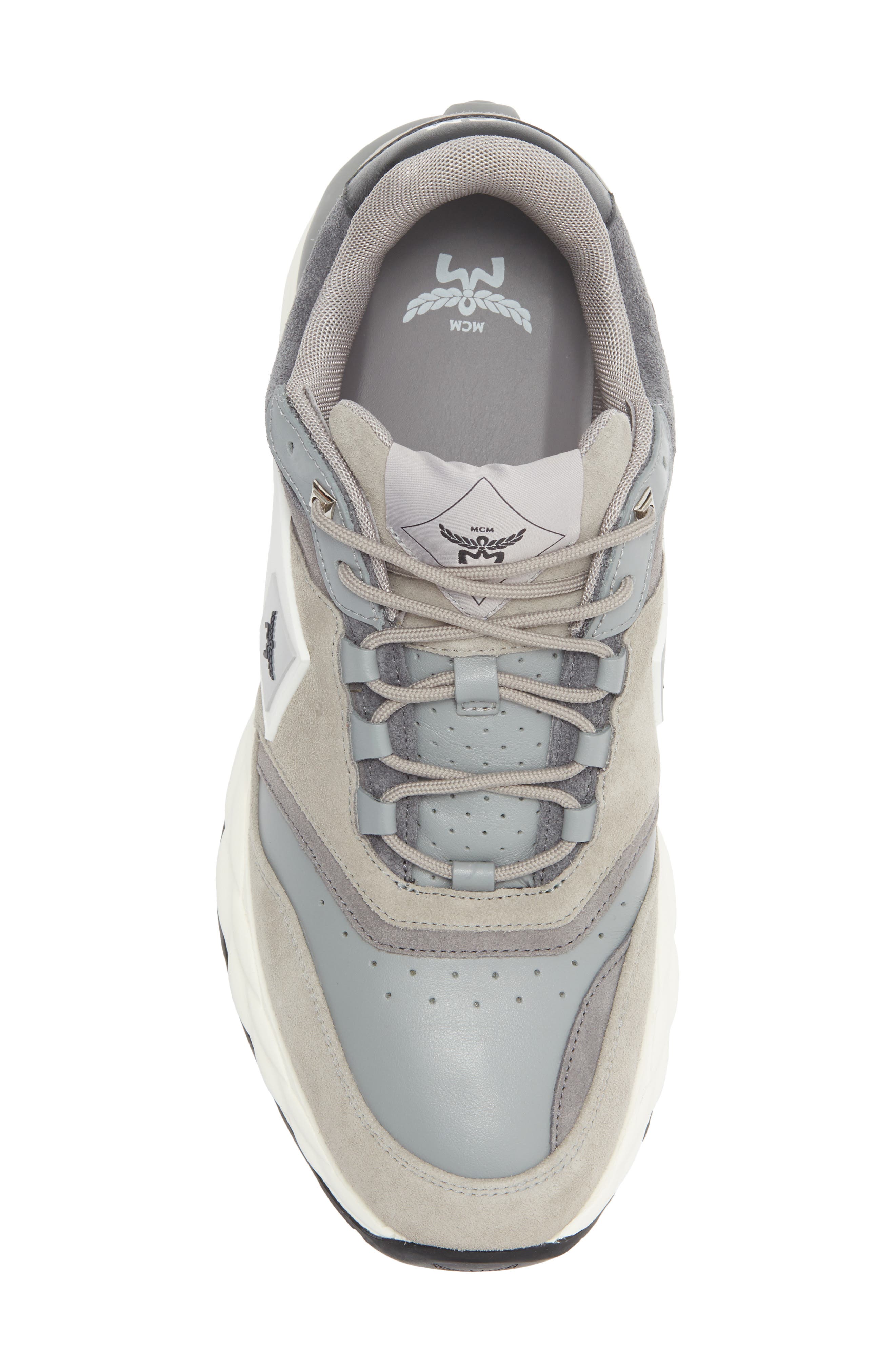 MCM Skywander Sneaker, Alternate, color, Ice Grey