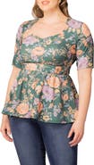 Kiyonna Posh Peplum Top