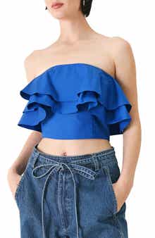 Ruffle Tube Top