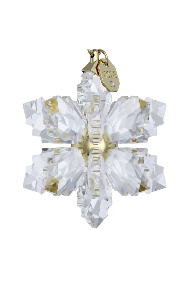 2026 Annual Edition 3D Snowflake Ornament, Alternate, color, WHITE