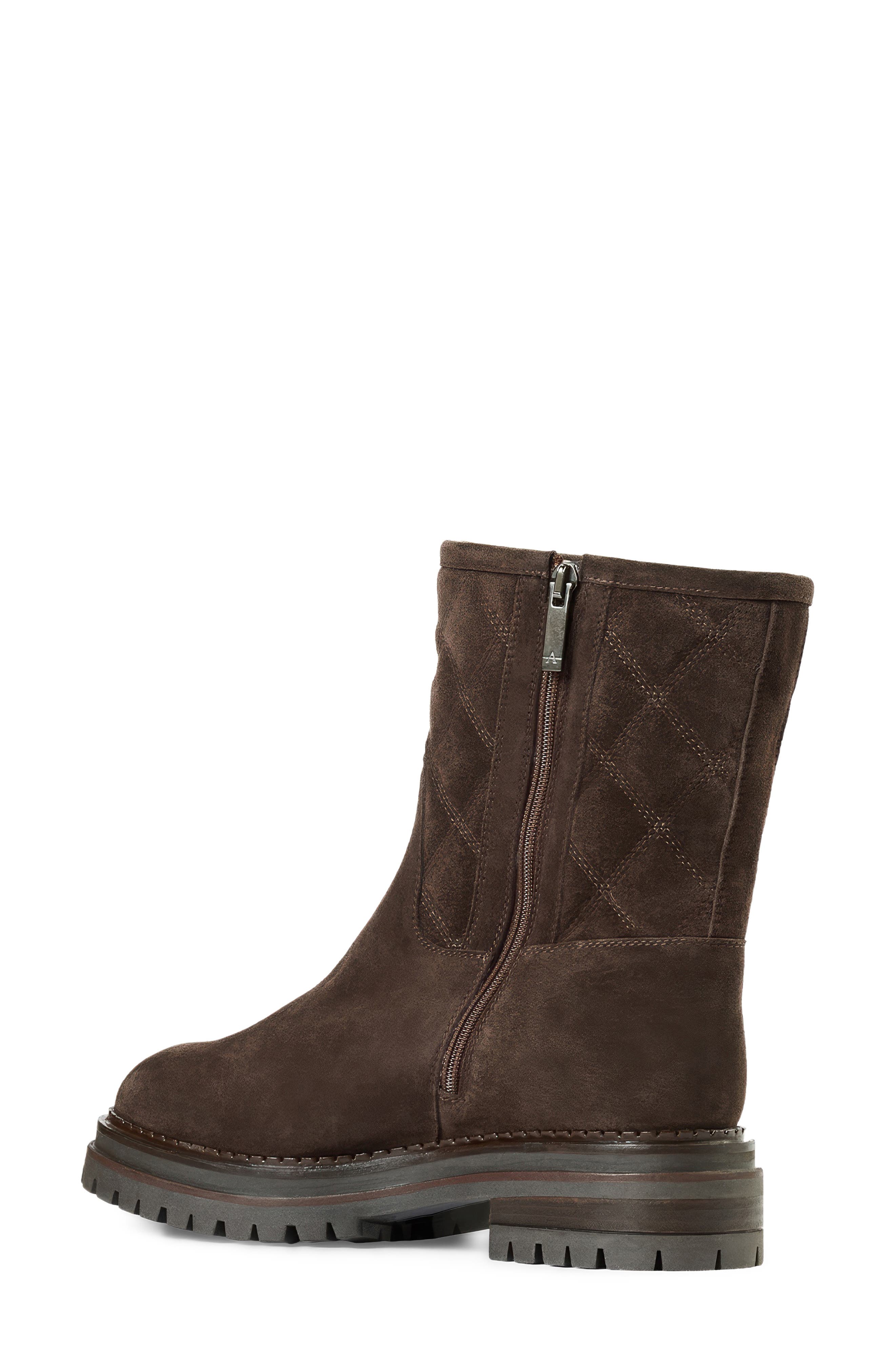 Zema Weatherproof Leather Boot, Alternate, color, ESPRESSO SUEDE
