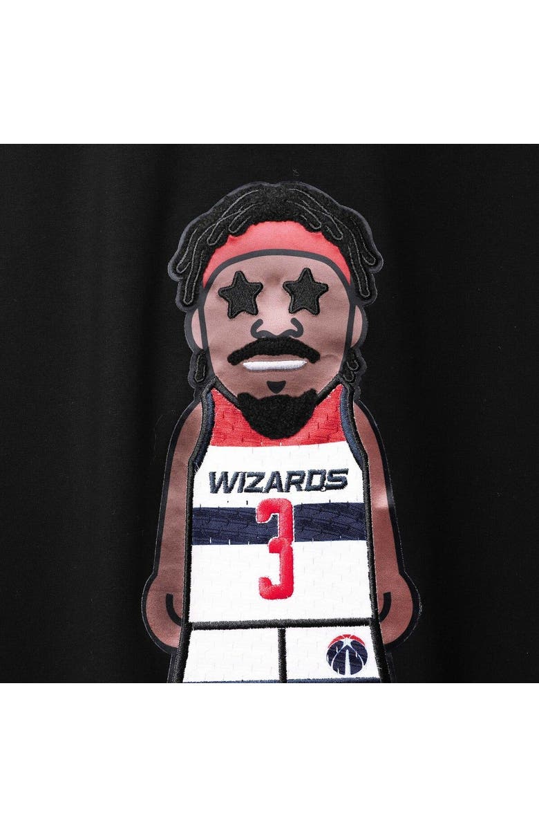 PRO STANDARD Men's Pro Standard Bradley Beal Black Washington Wizards Caricature T-Shirt, Alternate, color, 