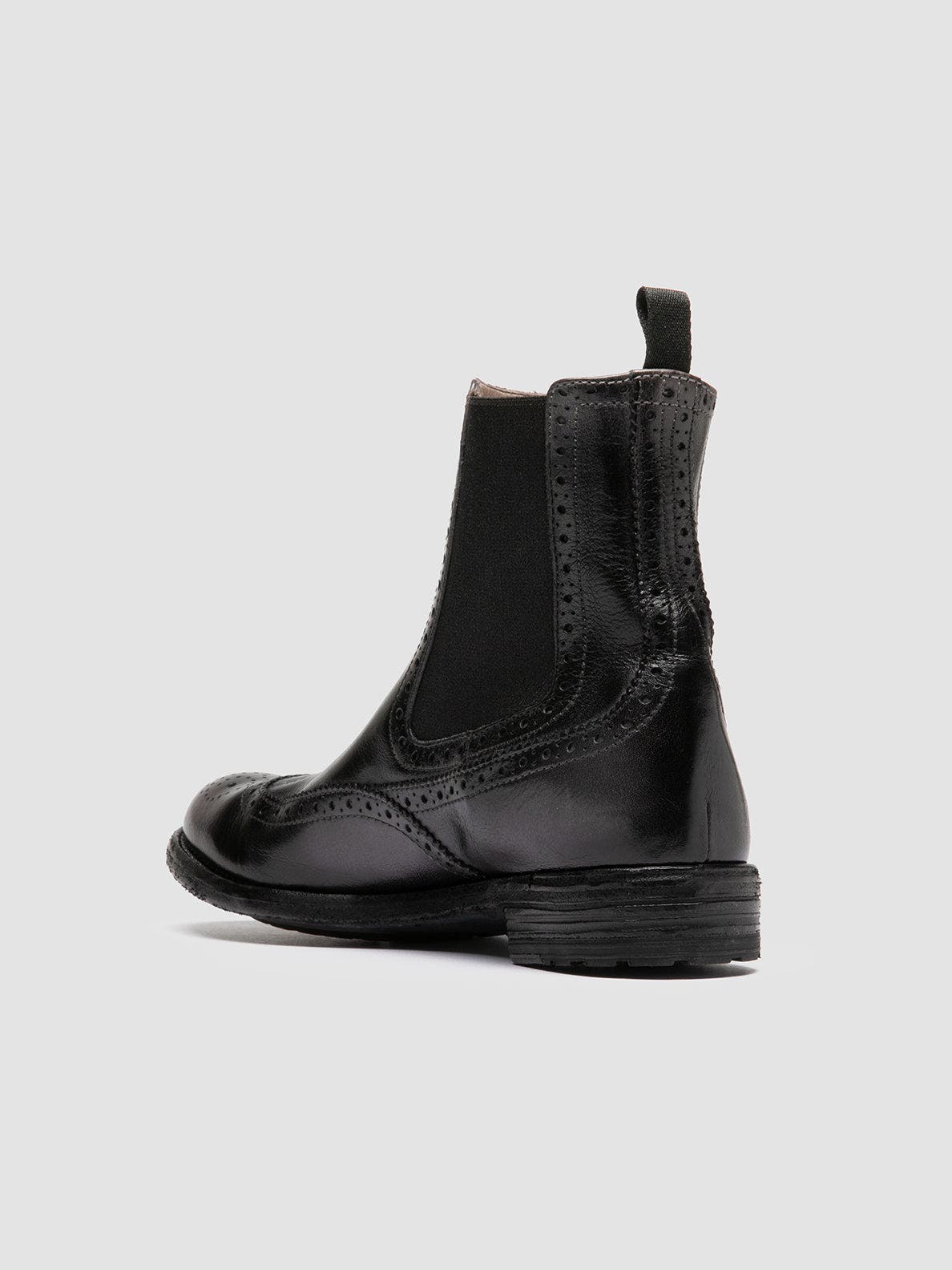 Officine Creative Lexikon 151 Leather Chelsea Boots, Alternate, color, Black