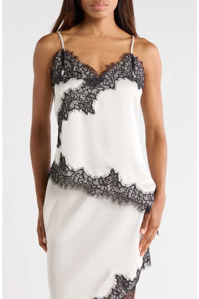 Leith Asymmetric Lace Trim Camisole (Women) | Nordstromrack