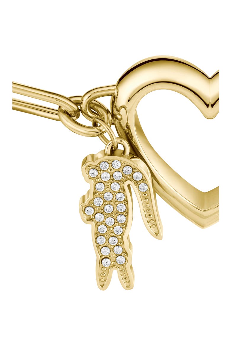 Elyse Heart Link Bracelet, Alternate, color, GOLD