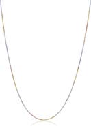 The Lovery Fine Jewelry Tricolor Chain Necklace