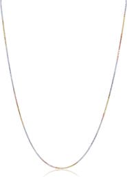The Lovery Fine Jewelry Tricolor Chain Necklace