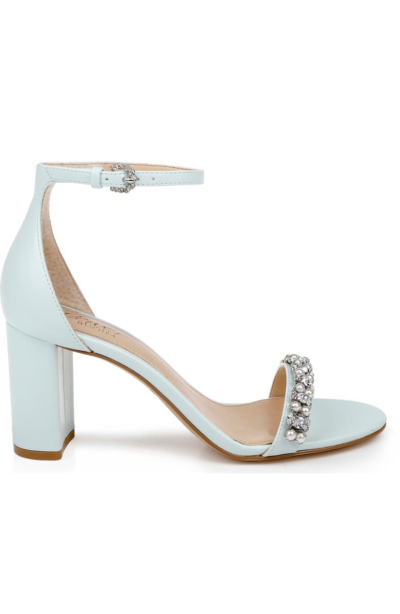 Jewel Badgley Mischka Daylann Ankle Strap Sandal, Alternate, color, Pale Blue