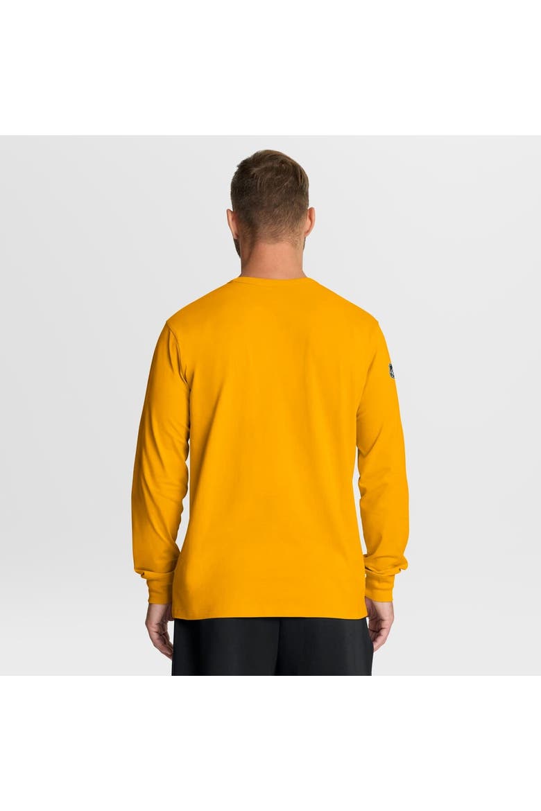 Men's Fanatics Gold Pittsburgh Penguins Authentic Pro Property Of Practice Long Sleeve T-Shirt, Alternate, color, Gold