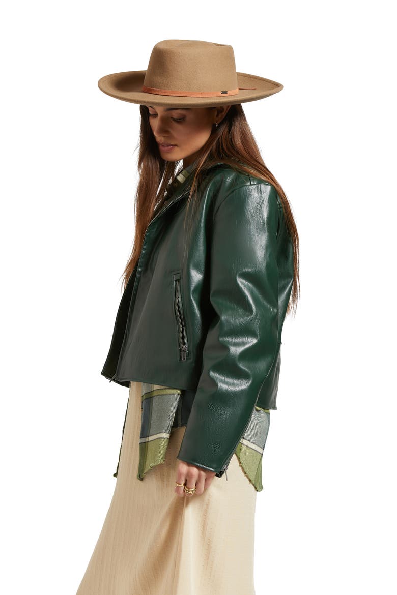 Brenton Wide Brim Fedora, Alternate, color, TOBACCO BROWN