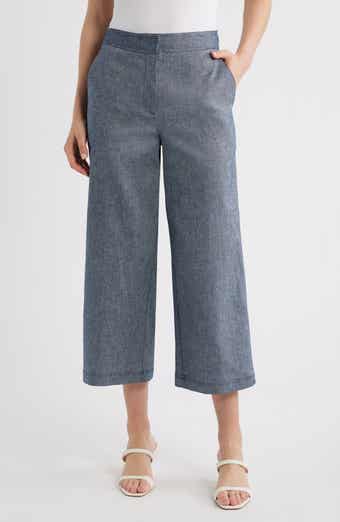 Cropped Straight Leg Pants