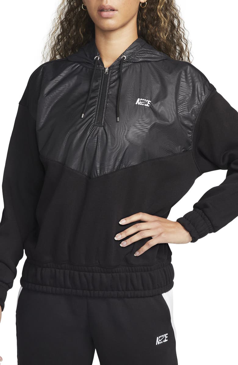 Nike Sportswear Icon Clash Quarter Zip Hoodie, Main, color, 