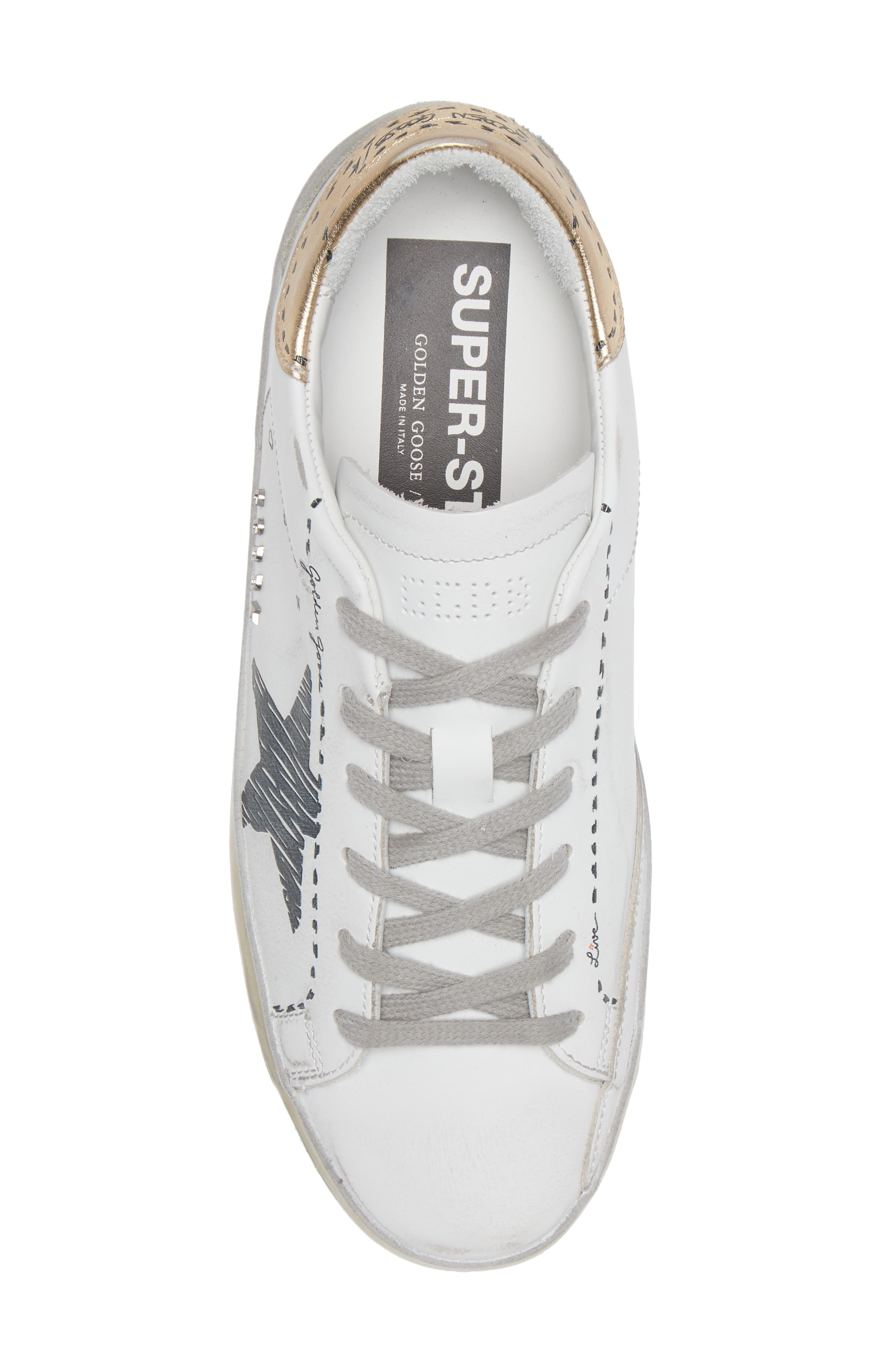 Golden Goose Super-Star Low Top Sneaker, Alternate, color, 