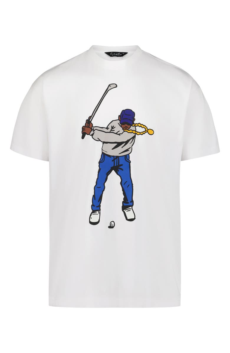 Eastside Golf Double Sided Swingman Graphic T-Shirt, Main, color, Bright White