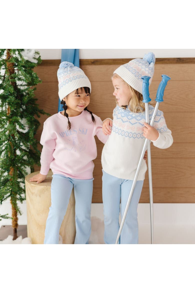 Frost Fair Isle Beanie (little Kid & Big Kid), Alternate, color, Blue