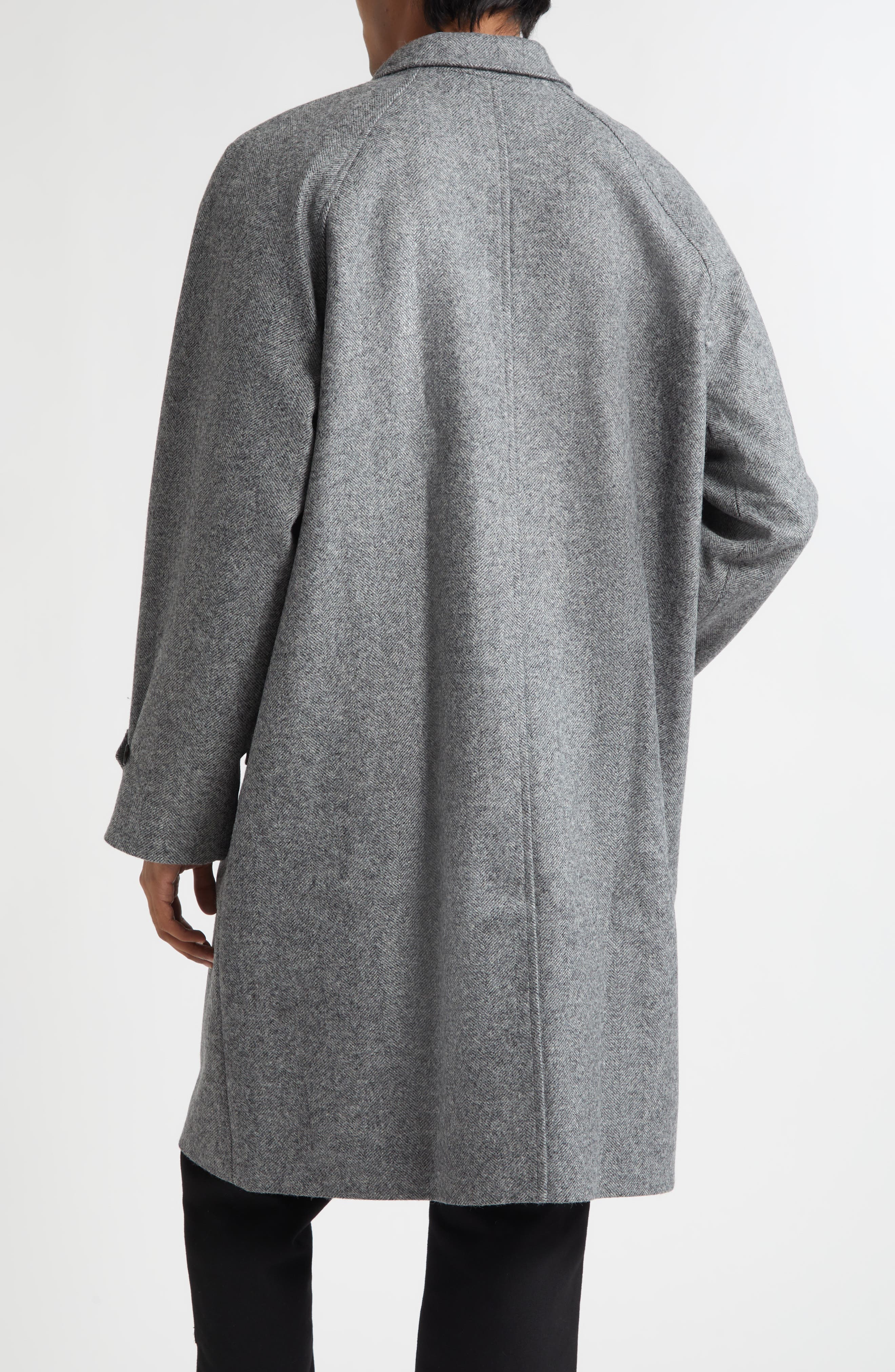 Heritage Herringbone Wool Coat - image 2