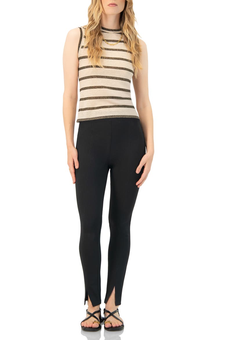 Legging with Leg Slits, Alternate, color, Black